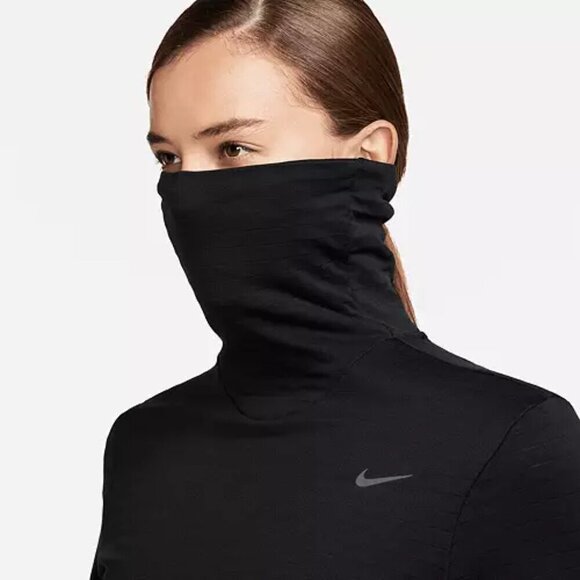 NWT Nike Therma Fit Element Swift Turtleneck Black Running Top - Picture 5 of 14